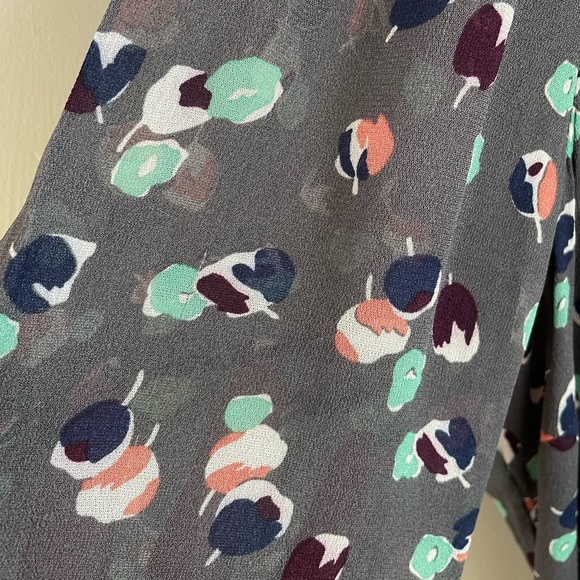 Boden Florence Printed Grey Dress US 8 Feminine Cottagecore MIDI - Picture 11 of 11